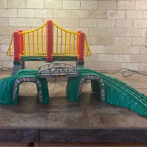 Geo Trax tunnel bridge and suspension bridge bundle